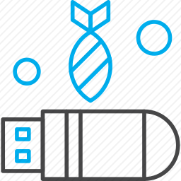 病毒U盘图标