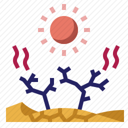 干旱图标