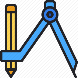 绘图圆规图标