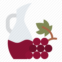 葡萄酒饮料图标