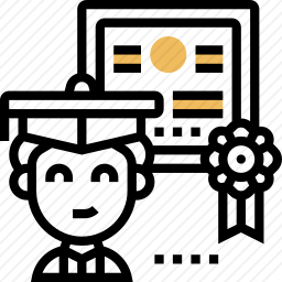 学士学位图标
