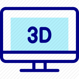 3D电影图标