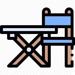 折叠家具图标