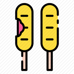 玉米热狗图标