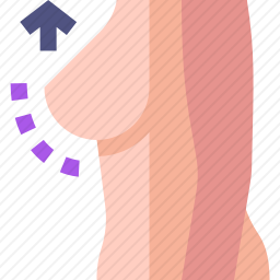 乳房固定术图标