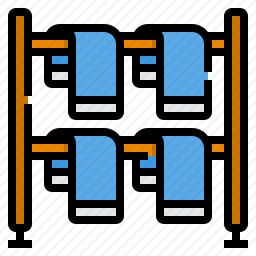 毛巾架图标