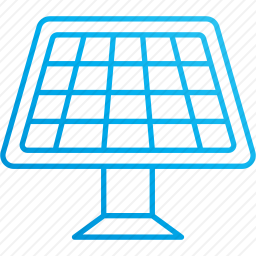 太阳能电池板图标
