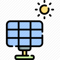 太阳能电池板图标