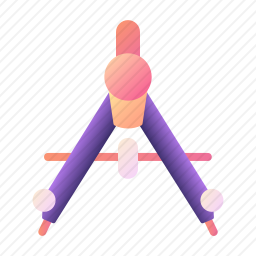 绘图圆规图标