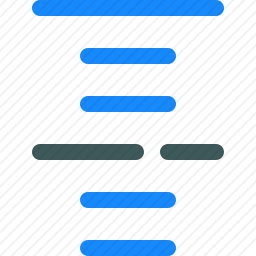 中心对齐图标