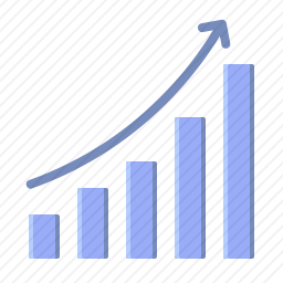 利润增长图标