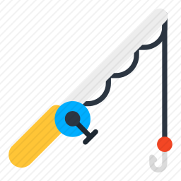 钓鱼杆图标