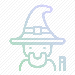 巫师帽子图标