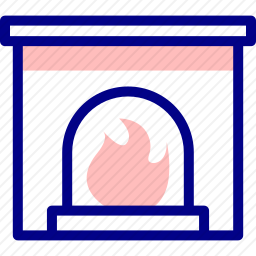 壁炉图标