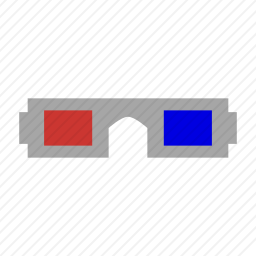 3D眼镜图标