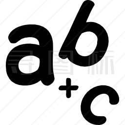 字母字母A和C图标