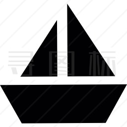 帆船图标图标