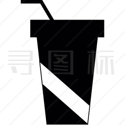 软饮料轮廓图标