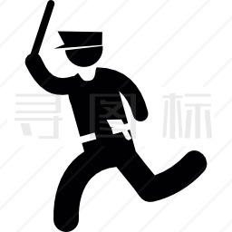 奔跑警察图标