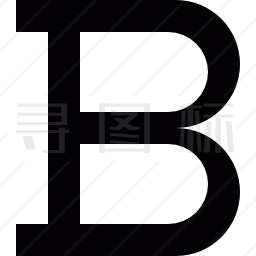 字母B图标