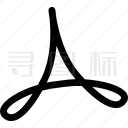 Adobe阅读器符号图标