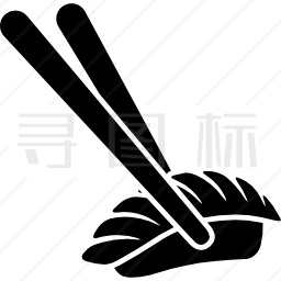 粟实用筷子从日本图标