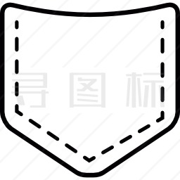 牛仔裤口袋图标