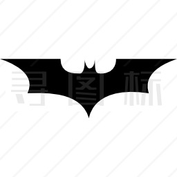 蝙蝠小剪影图标