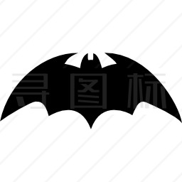 圆角锋利的蝙蝠图标
