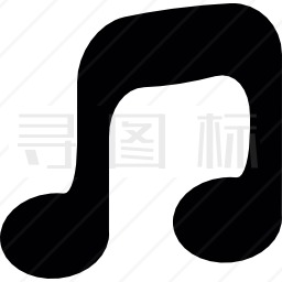 圆形音乐音符图标