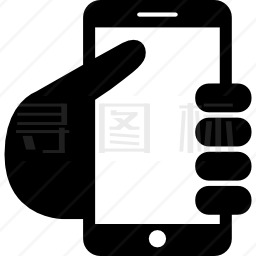 手提智能手机图标