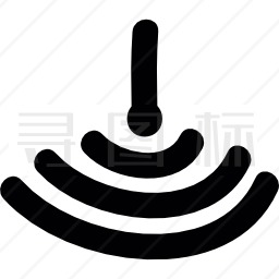 倒置WiFi符号图标