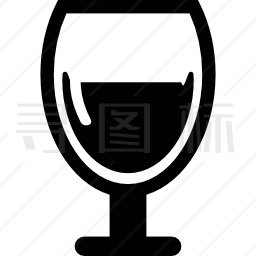 葡萄酒水晶杯图标