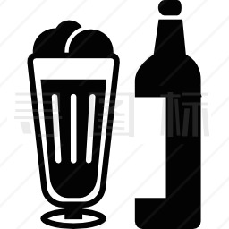 瓶装啤酒图标