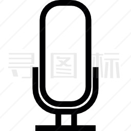 演播室电容传声器图标