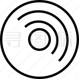 留声机唱片图标