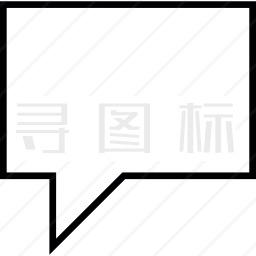 语音气泡图标