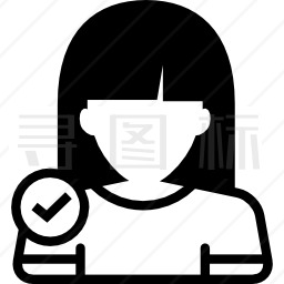 女孩图标