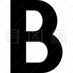 粗体文字图标