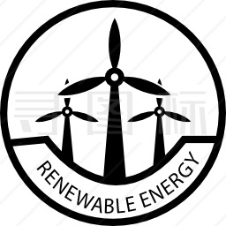 可再生能源标签图标