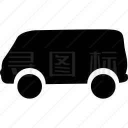 Van black侧影图标