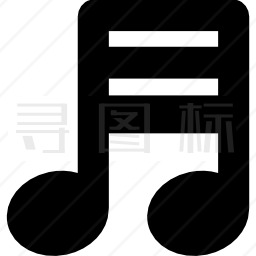 三行音符图标