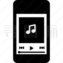 iPhone音乐播放器图标