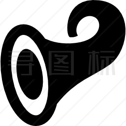 喇叭曲线变型图标