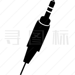 音乐插座连接线图标