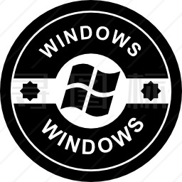Windows操作系统徽章图标