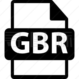 GBR文件格式图标