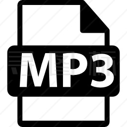 MP3文件格式符号图标