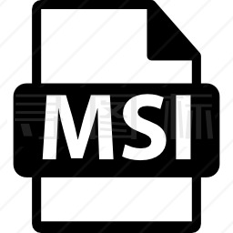 MSI文件格式符号图标