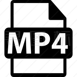 MP4音乐文件格式图标